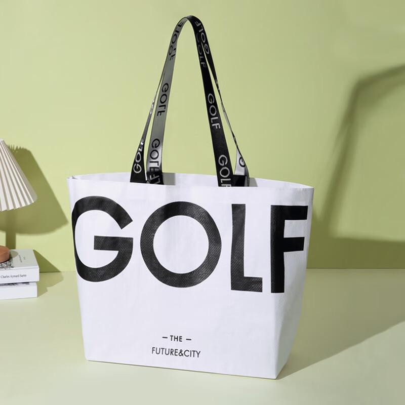 GOLF Большая плетёная холщовая сумка-тоут