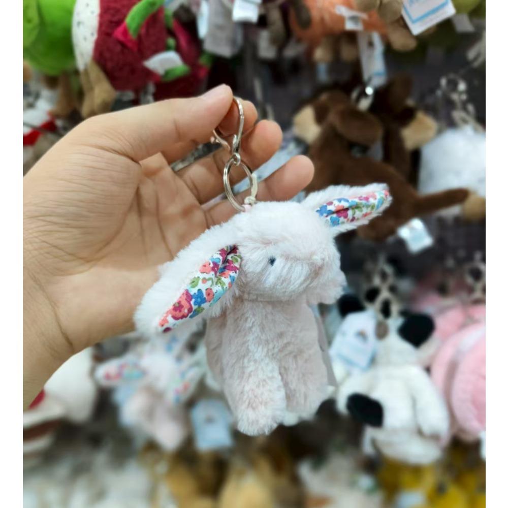 Zábavný želé plochý náhradní přívěsek croissantová koule klíčenka taška dekorativní plyšová hračka dárek