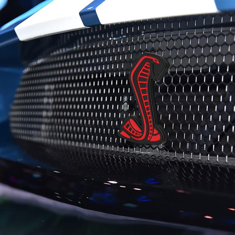 Cobra 3D Styling Metallaufkleber Frontgrill Emblem Karosserie Kotflügel Auto Heckaufkleber Dekor Zubehör Für SVT GT350 R GT500 Shelby