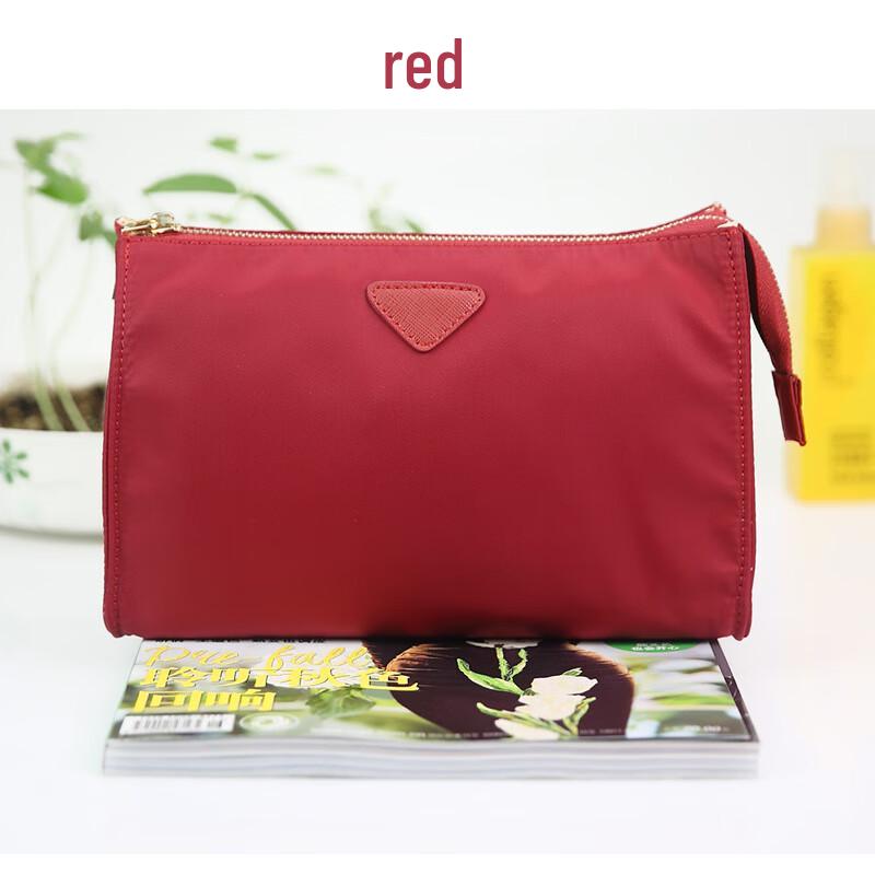 OLOMM Водонепроницаемая Нейлоновая Большая Косметичка с Множеством Карманов