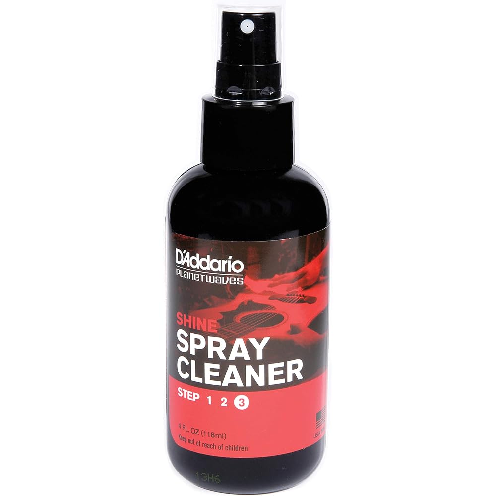 D'Addario Daddario Shine Spray Spray Cleaner & Maintainer PW-PL-03 (Approx. 118ml) [Domestic Genu...