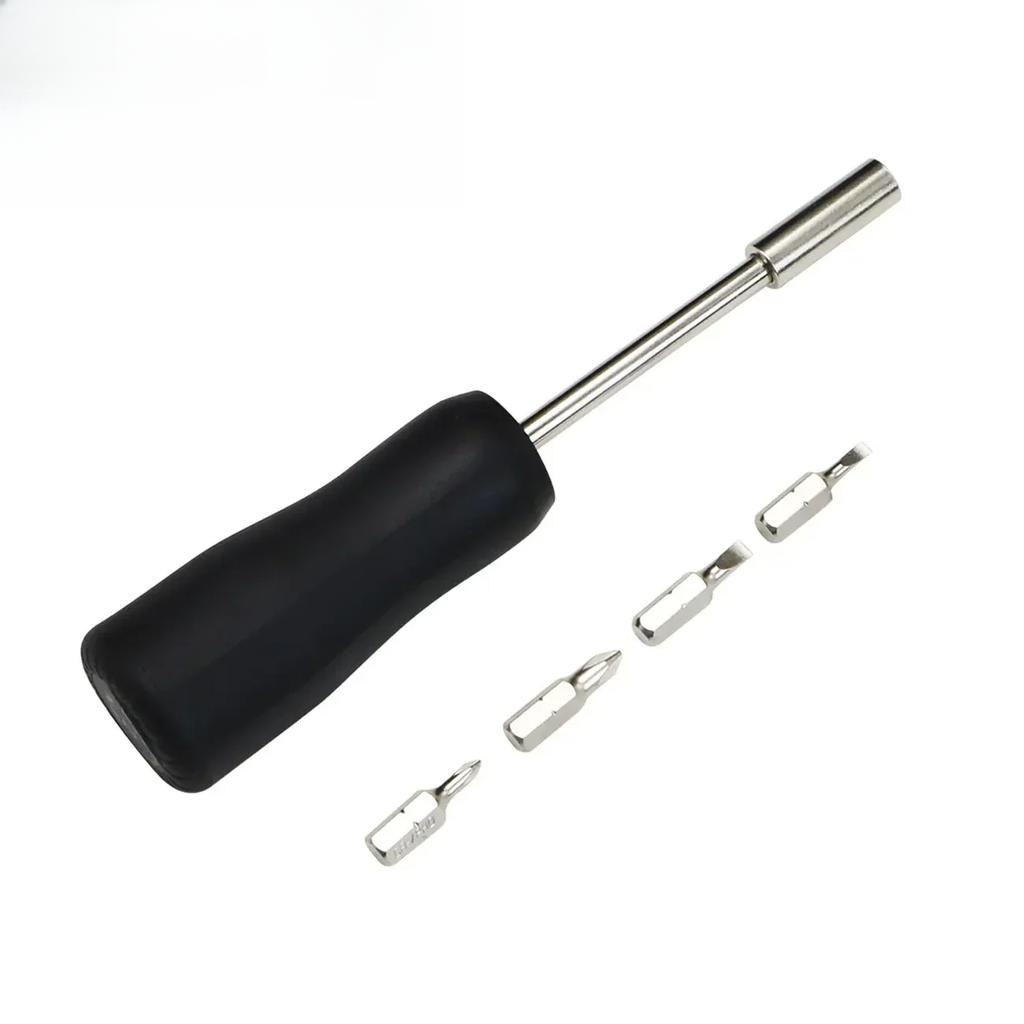 Fixed Value Torque Screwdriver 1/4inch 6.35mm Black Drive Spinner Handle Socket Driver Handle for Bike Repairing