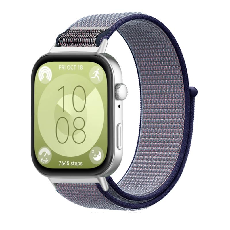

Nylon Loop For Huawei Watch Fit 3 4 Strap Smartwatch Replacement Sprot Correa Bracelet Huawei Watch fit3 4 pro band Accessories Huawei Fit 3-4-4 pro индиго