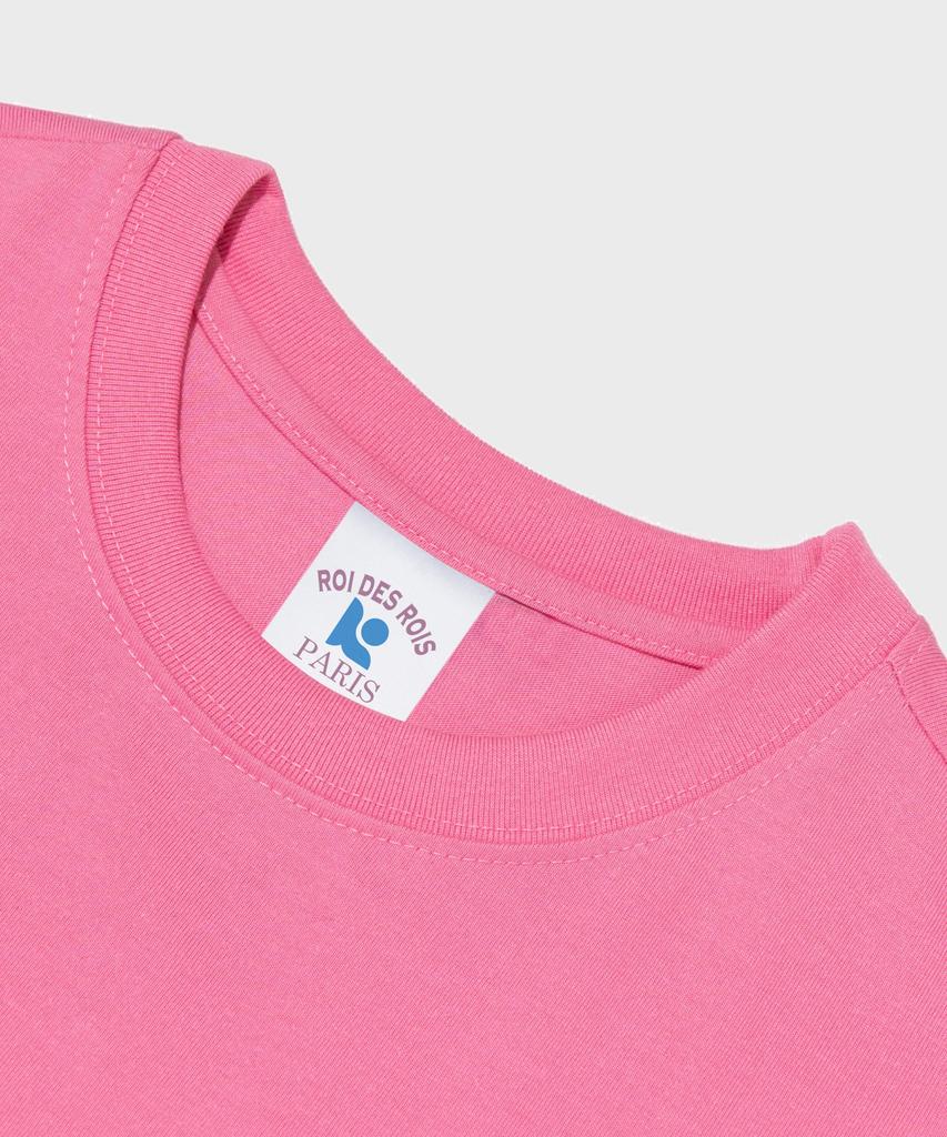 ROIDESROIS Kitten Cat Print Short Sleeve T-Shirt (Pink)