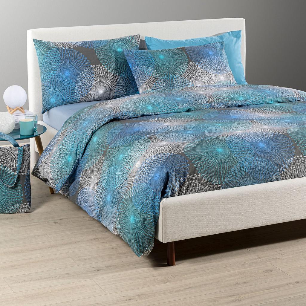Completo Copripiumino Selene Moderno in Cotone