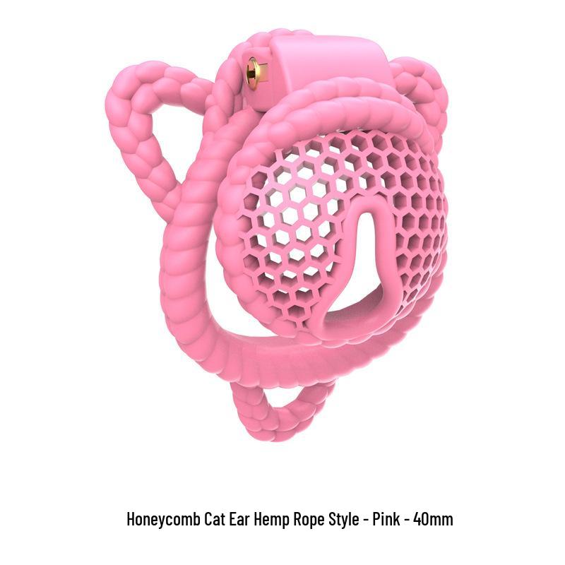 Men's Full Body Bondage Kit with Rope, Chastity Lock, and Pot Lid for Cross-Dressers - Erotic Outdoor Training Supplies