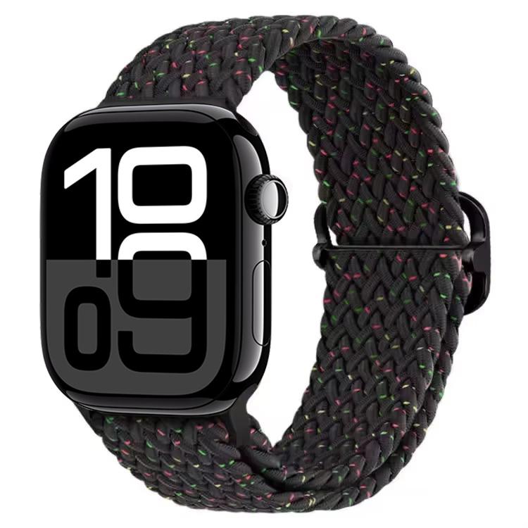 Nylon Braided Loop Band for Apple Watch Ultra/2 49mm 10 9 8 7 46mm 45mm 41mm 6 5 4 SE 44mm 40mm Elastic Strap for iWatch 3 42mm