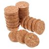 20Pcs Natural Wood Bottle Stoppers Cork Stopper for Wine Glass Bottles Maintain Freshness Banquet Party Decor Home Brewing Bulk