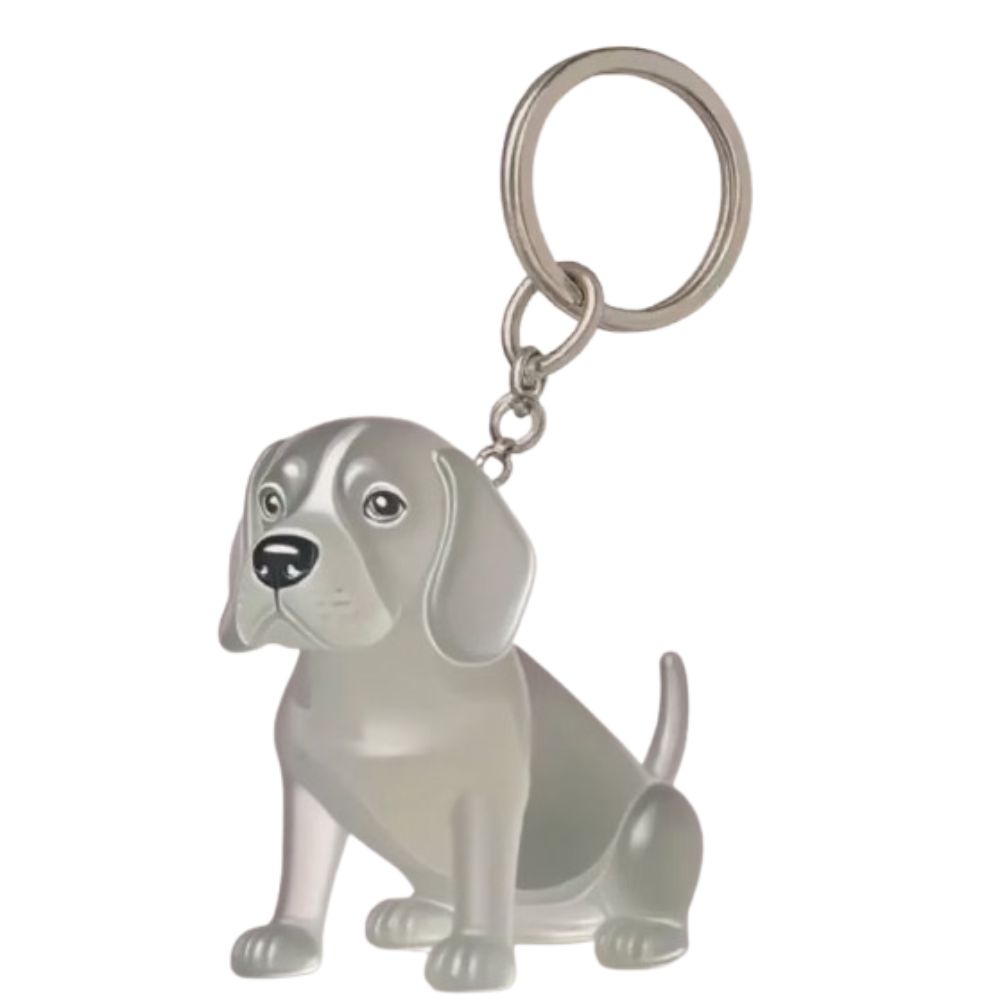 Dog Shape Dog Hair Storage Box Transparent Puppy Pendants Pet Hair Keychain  Jewelry Gift