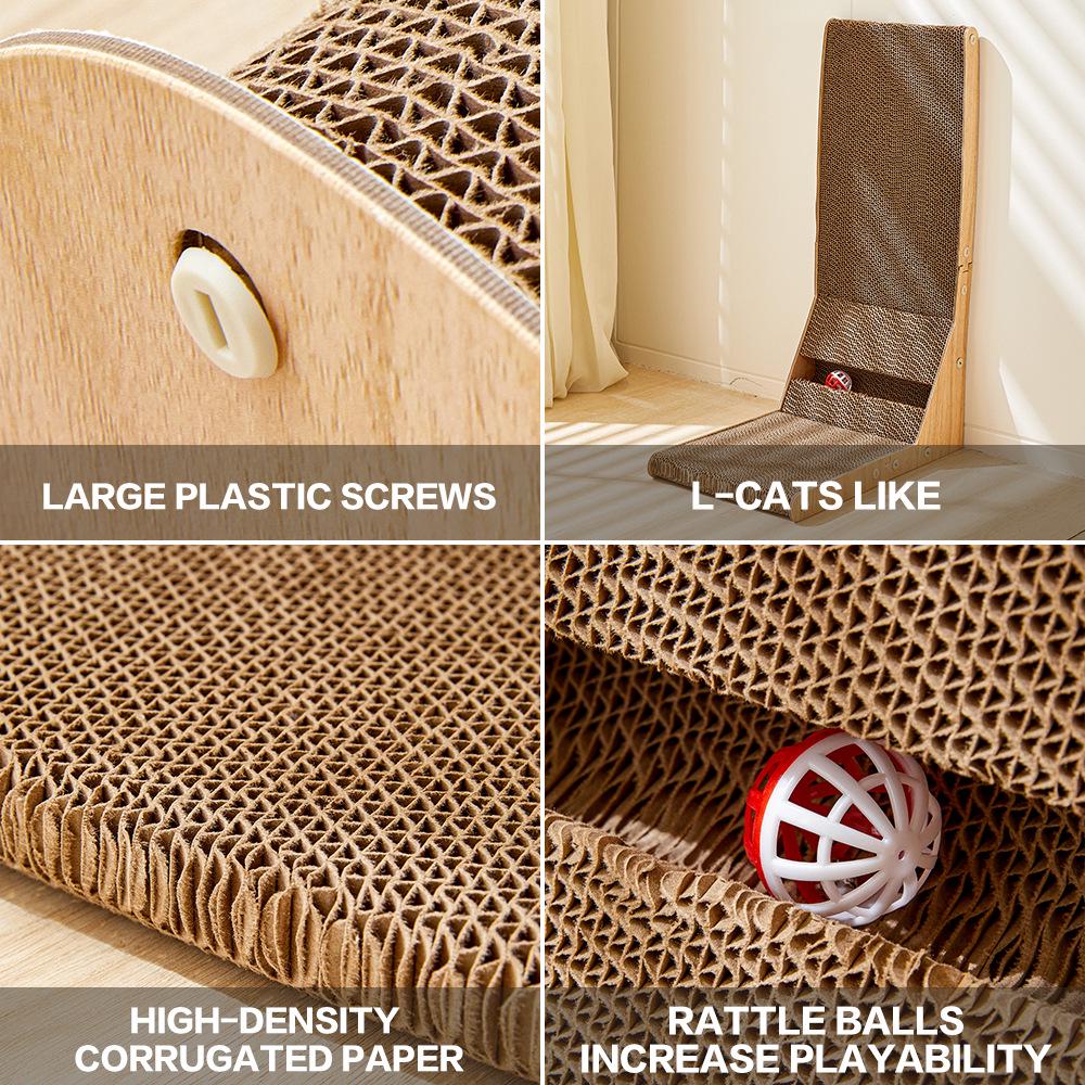 Cat Scratching Board: Scratch-Resistant Nest with Climbing Frame and Durable Large Basin Plate