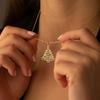 Christmas Holiday Pendants, Necklaces, Christmas Tree Line Ornaments For Women, Fashionable Sweet And Cute Jewelry Gifts