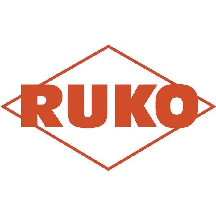 RUKO 101096 HSS Foret étagé Longueur totale 76 mm tige à 3 surfaces 1 pc(s)