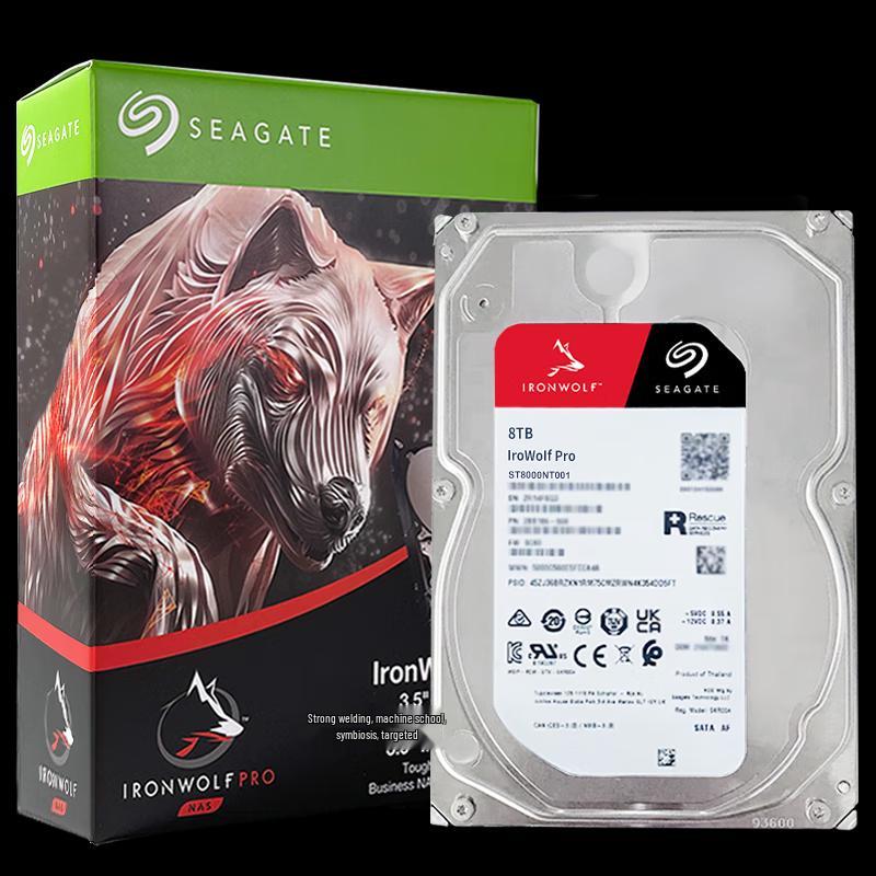 

Seagate IronWolf Pro 8TB NAS Hard Drive