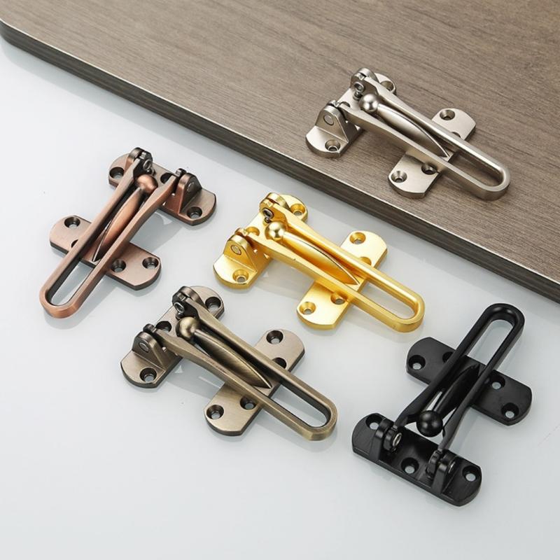 1Pcs Anti-Theft Buckle Door Buckle Door Bolt Door Lock Buckle Hasp Door Anti-Lock Buckle Household Thickening Mute Anti-Rust