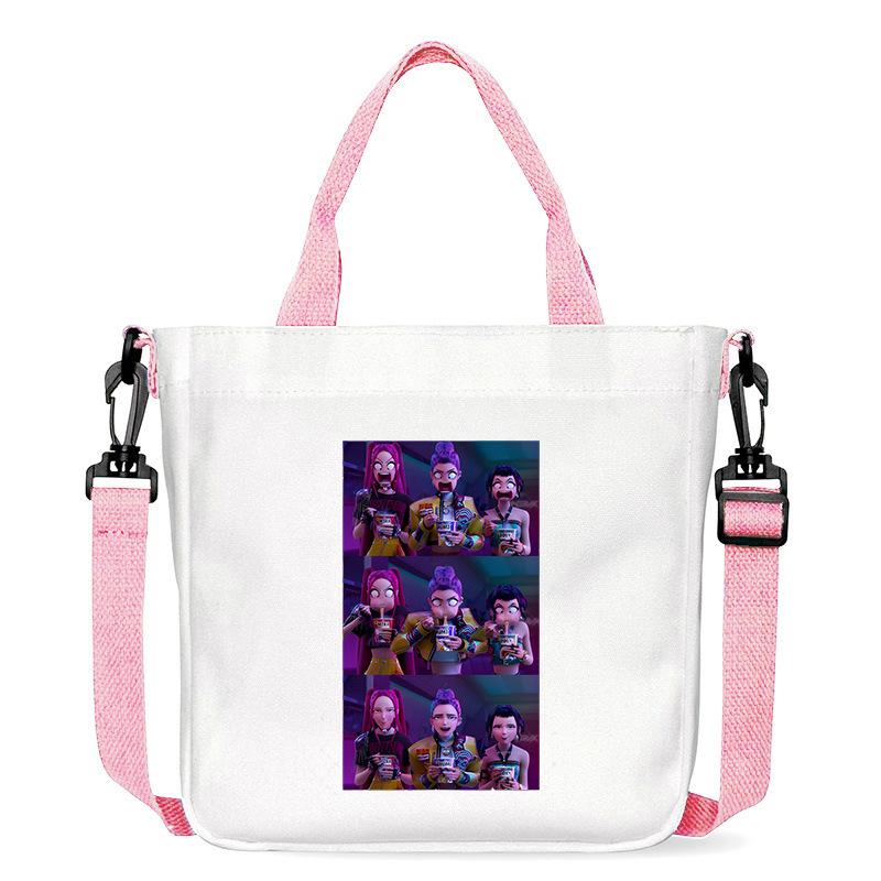 KPop Demon Hunters Anime Women's Crossbody Pouch Aesthetics KPop Demon Hunters Shoulder Bags Korean Fashion Messenger Pouch