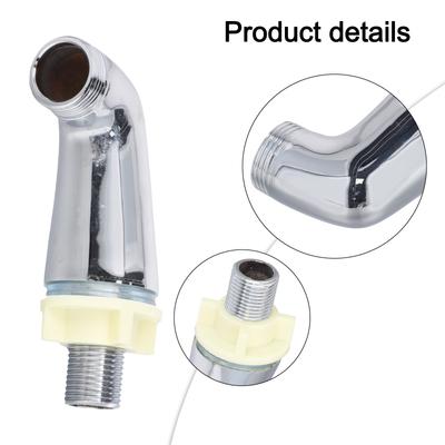 Adapter Extension Mixer Tap Legs Silver Suitable For Bath Mirror Shine Polished Bath Mounted Brass New Practical