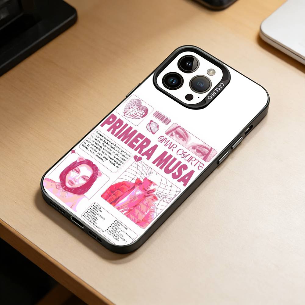 Primera Musa Rap Omar Courtz Phone Case For iPhone 17,16,15,14,13,12,11 Plus,Pro Max,XS,Colorful Silver Black Cover iPhone13PRO