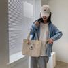 Corduroy women's bag 2 new shoulder bag casual simple handbag