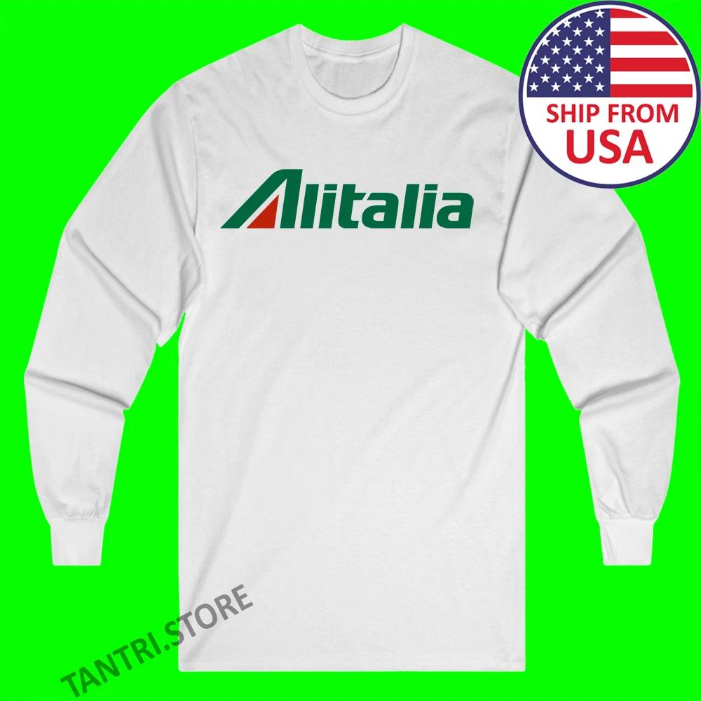 Alitalia Airlines Men s White Size S to 2XL S