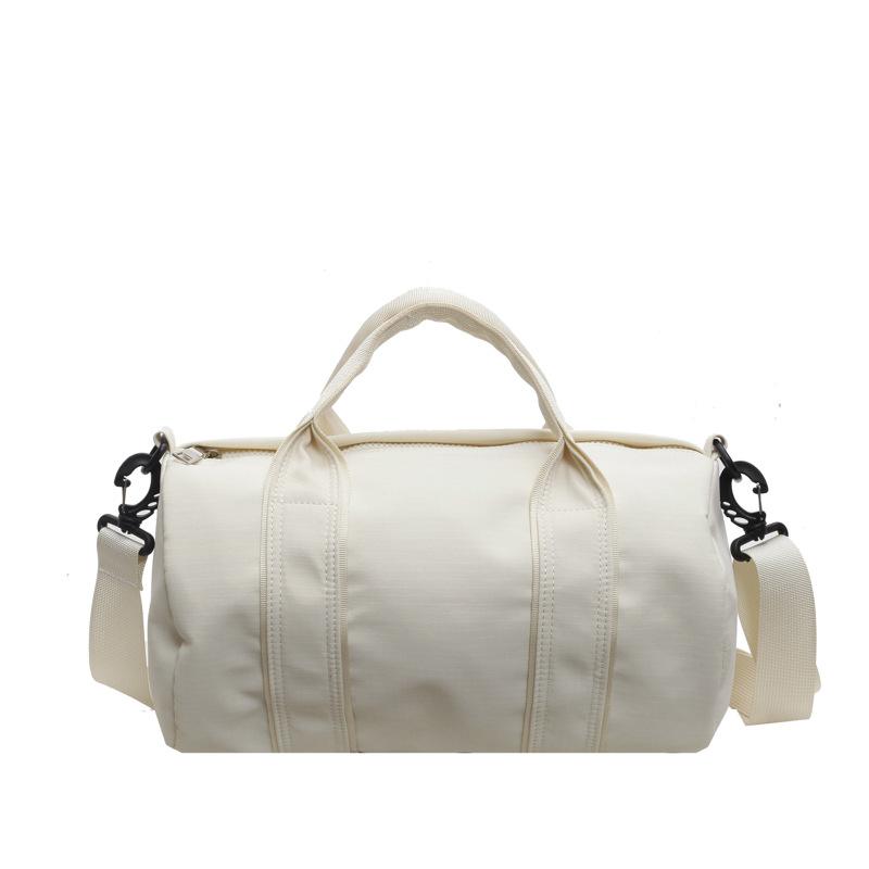 Niche nylon bucket bag simple Korean version 2025 new casual shoulder messenger bag versatile foreign style hand bag