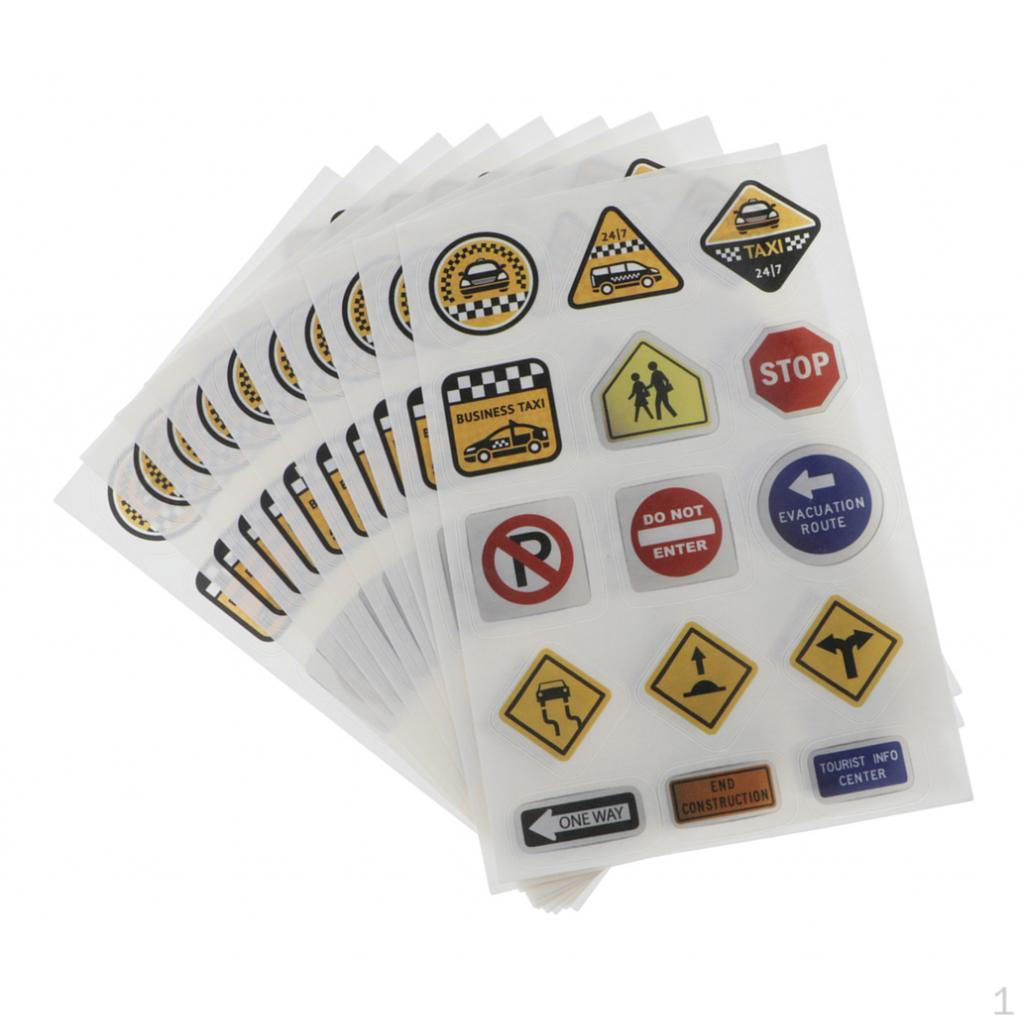 10 Sheets Mark Symbol Stickers For Journal