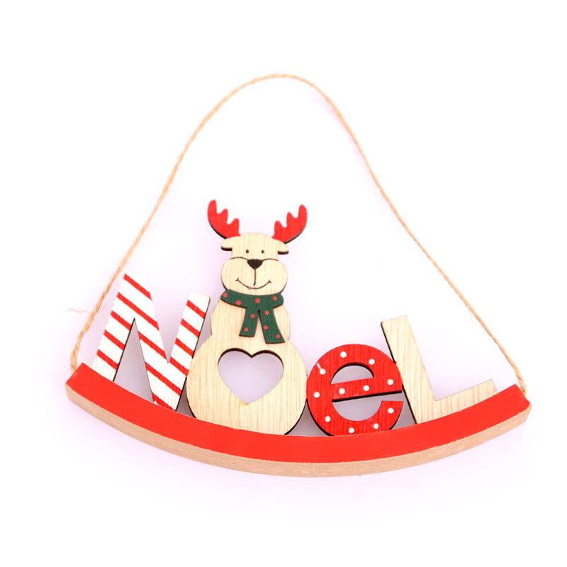 Christmas Decorations Rocking Horse Christmas Letter Cards Can Be Hung on The Door To Display A Gift