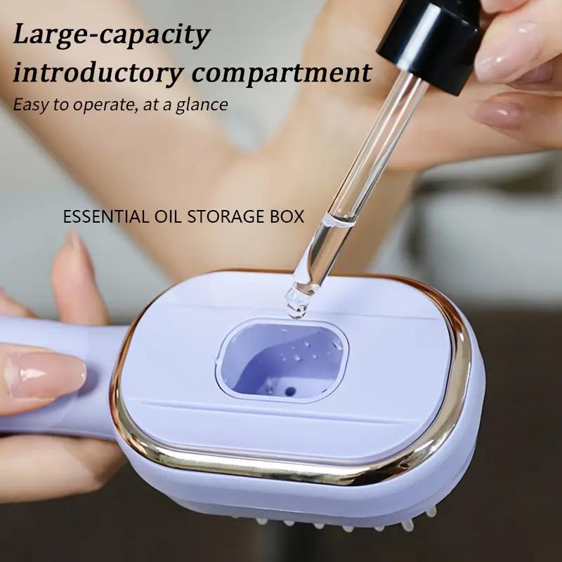 Electric Massage Comb Intelligent Vibration Heating Head Massager Indoor And Outdoor Relaxing Head Massage Comb