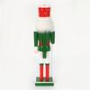 Christmas Nutcracker Wooden Retro Nutcracker Soldier Figurine Display for Kitchen Christmas Decorations