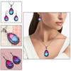 Tourmaline Set Gemstone Gift Wedding Party Bi-Color Pendant,Earring,Ring