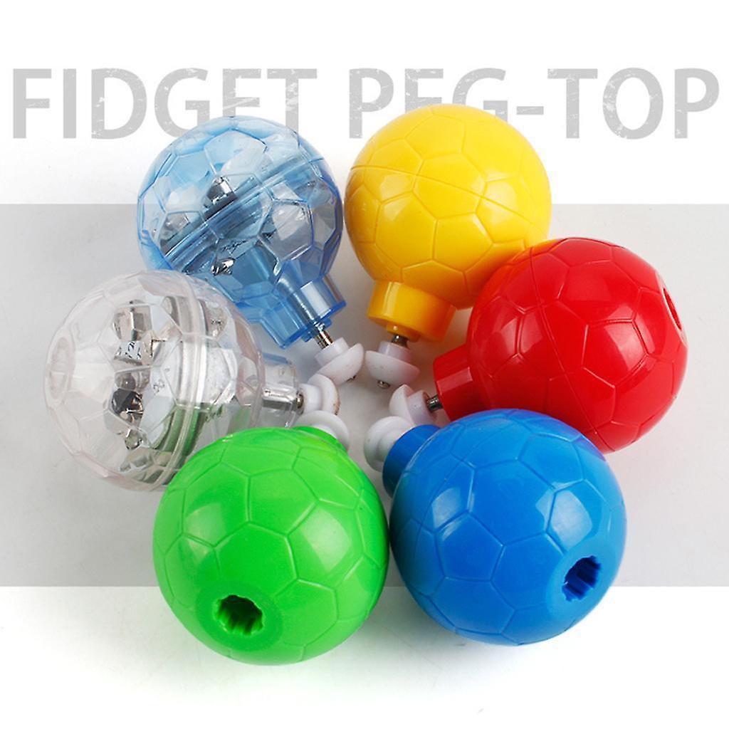 Fidget Peg-Top Spinning Top Hand Gryo Desk Finger Spinners Toy Red