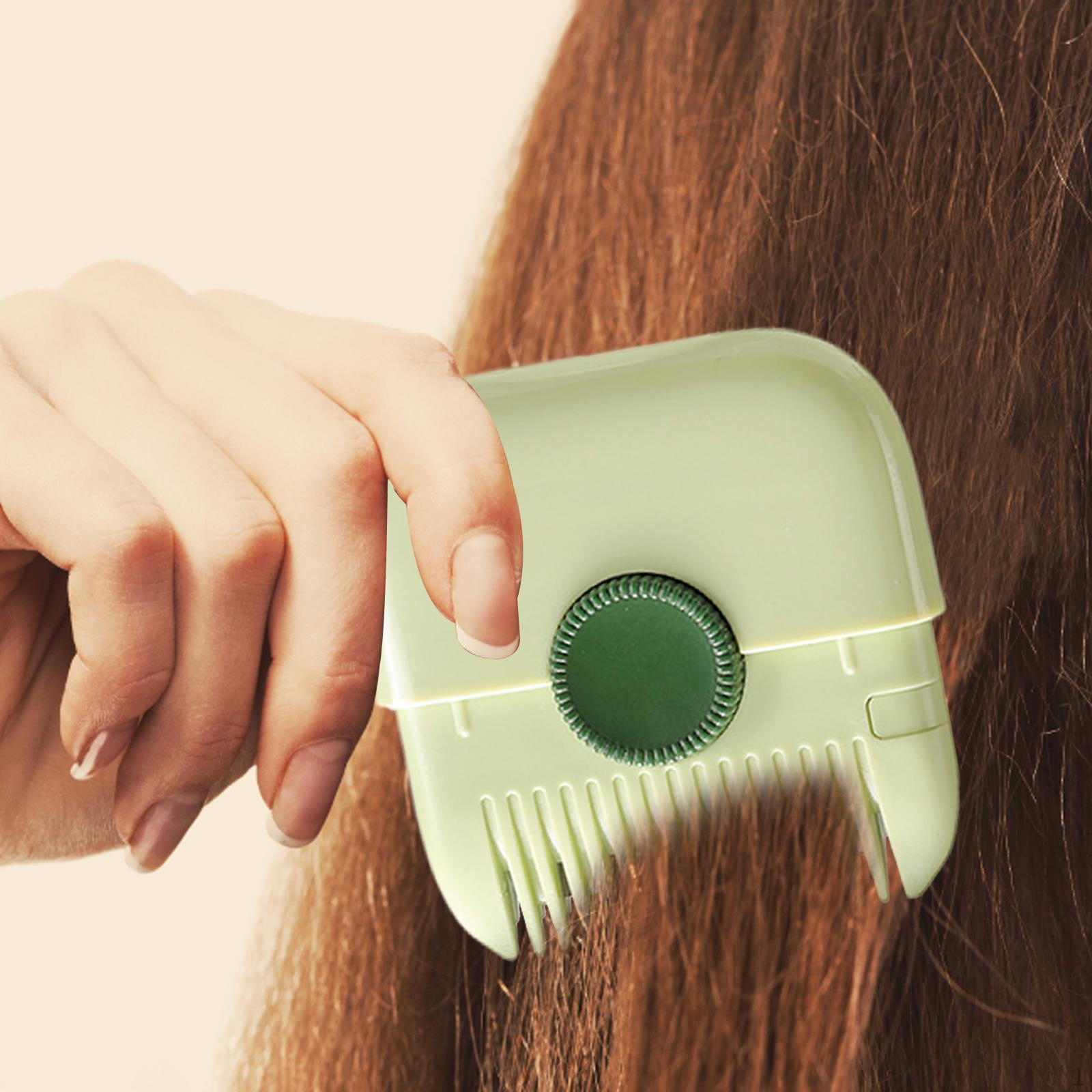 

Компактный инструмент для стрижки волос для точной стрижки и укладки зелёный