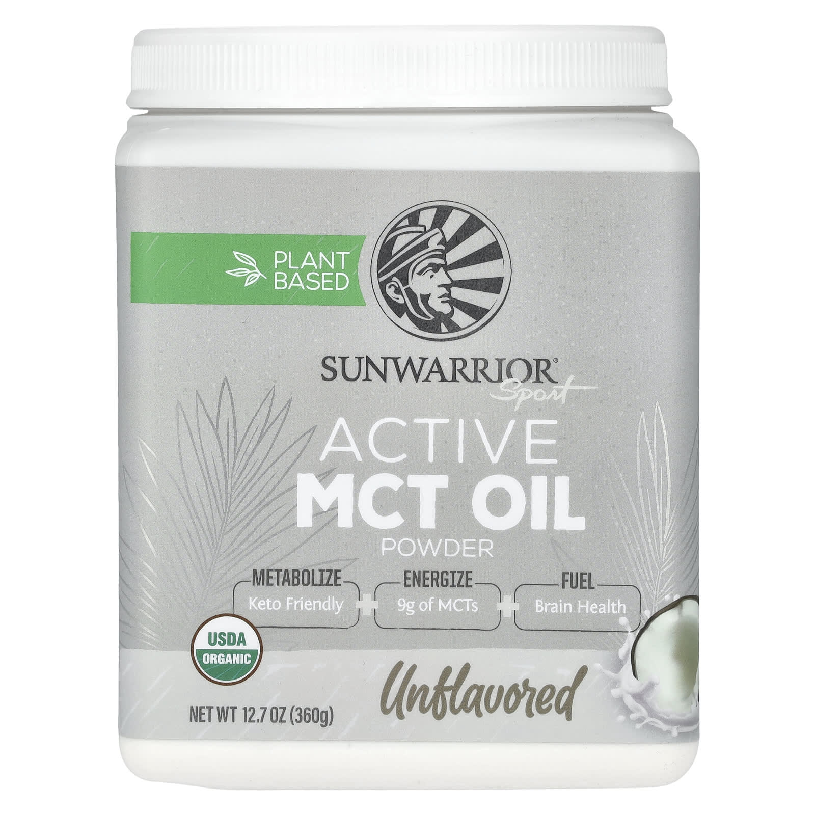 

Sport, Active Mct Oil Powder, Unflavored, 360G(12.7Oz)
