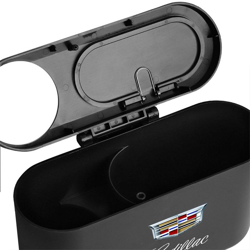 Auto-Mülleimer Hängender Mülleimer mit Getränkehalter Organizer-Box Für Cadillac CTS STS DTS SRX XLR ATX Escalade Seville Tiburon