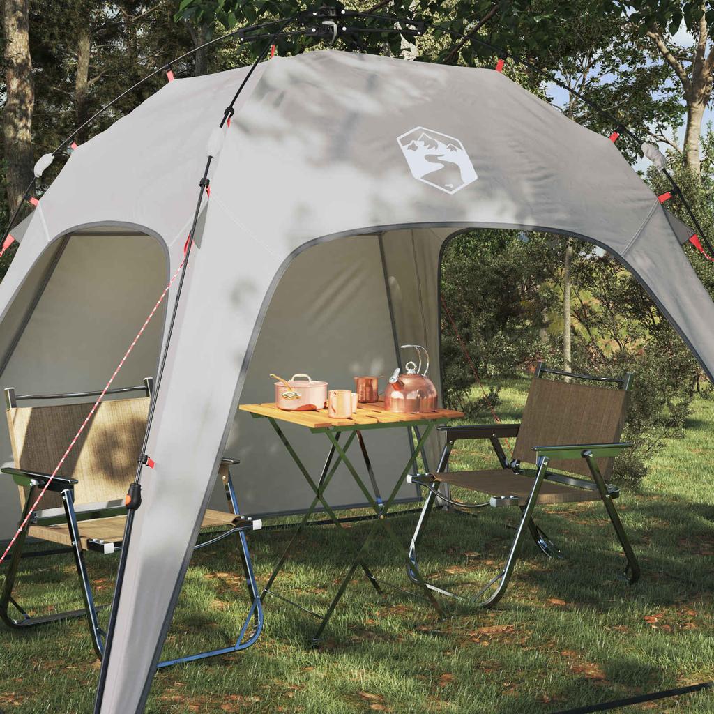 4 Person Instant Tent with Quick Release System and Grey Roof