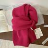 Large 111 Australian simple scarf women's new high-end solid color versatile warm couple scarf