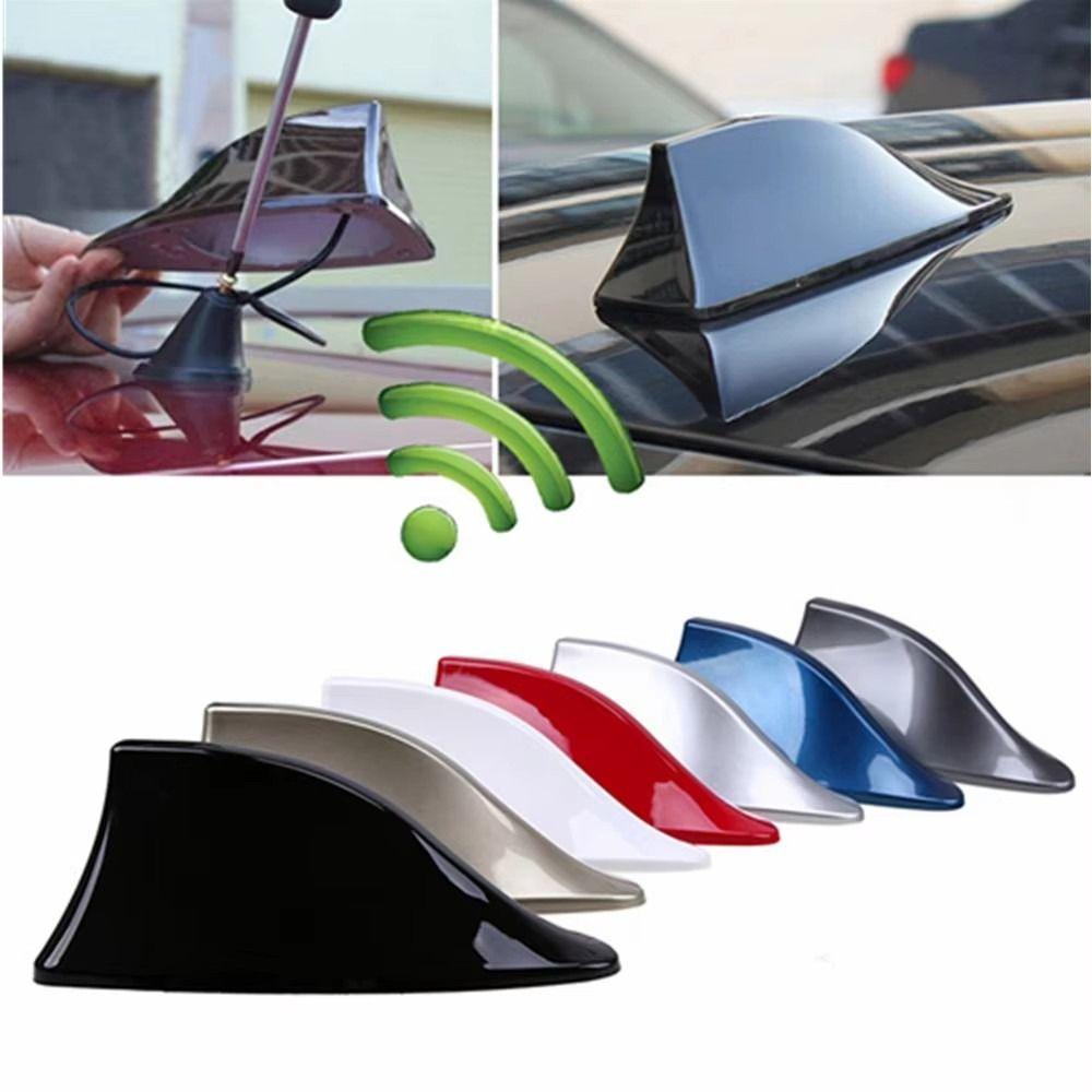 Waterproof Car Shark Fin Antenna Punch-free Aerial Antenna Cover  Car Accessories
