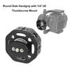 Lightweight Hollow Camera Cage Handle Grip For DSLR 1/4inch 3/8inch Screw Hole Expandable Positioning Handle Mount