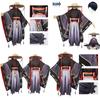 Original Genshin Impact Black Main Cosplay Costume Set Polyester Fabric Game Theme Characters)