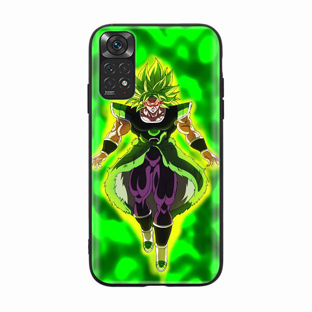 D-55 Dragon Z Ball Black Sofe Case for iPhone 16 15 Plus 14 13 Mini 12 11 Pro 8 6 6S SE 5 XR XS Max Realme C30 C33 C32 9I VIVO V29 V27 V23 Y36