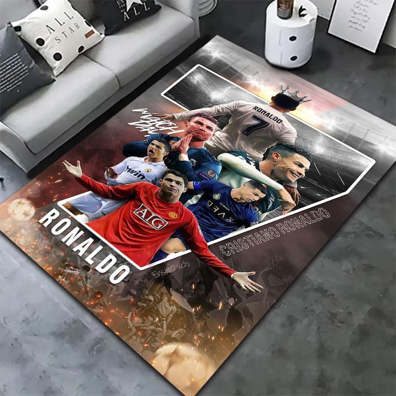CR7 Cristiano Ronaldo Carpet Rug for Living Room Bedroom Home Sofa Decoration,Kids Play Non-slip Floor Mat