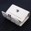 Women'S Quilted Chain Shoulder Bag New Fashion Crossbody Bag With Metal Lock Tassel Pu Leather Messenger Shoulder Bags