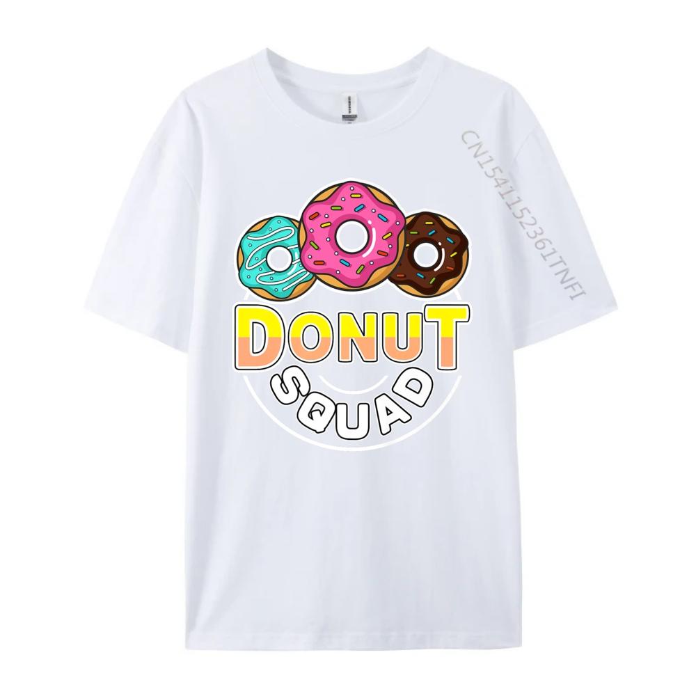 Donut Squad Matching Donut Party Crew Doughnut Sprinkles Vintage T Shirt Men Funny Shirt T Shirt Family