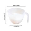 Filter Measuring Cup Clear Beating Eggs Liquid Measuring Bowl with Scale Plastic Material Liquid Measuring Glasses