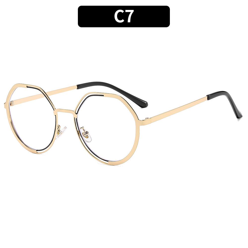 Women s eyewear fashion metal oval eyewear