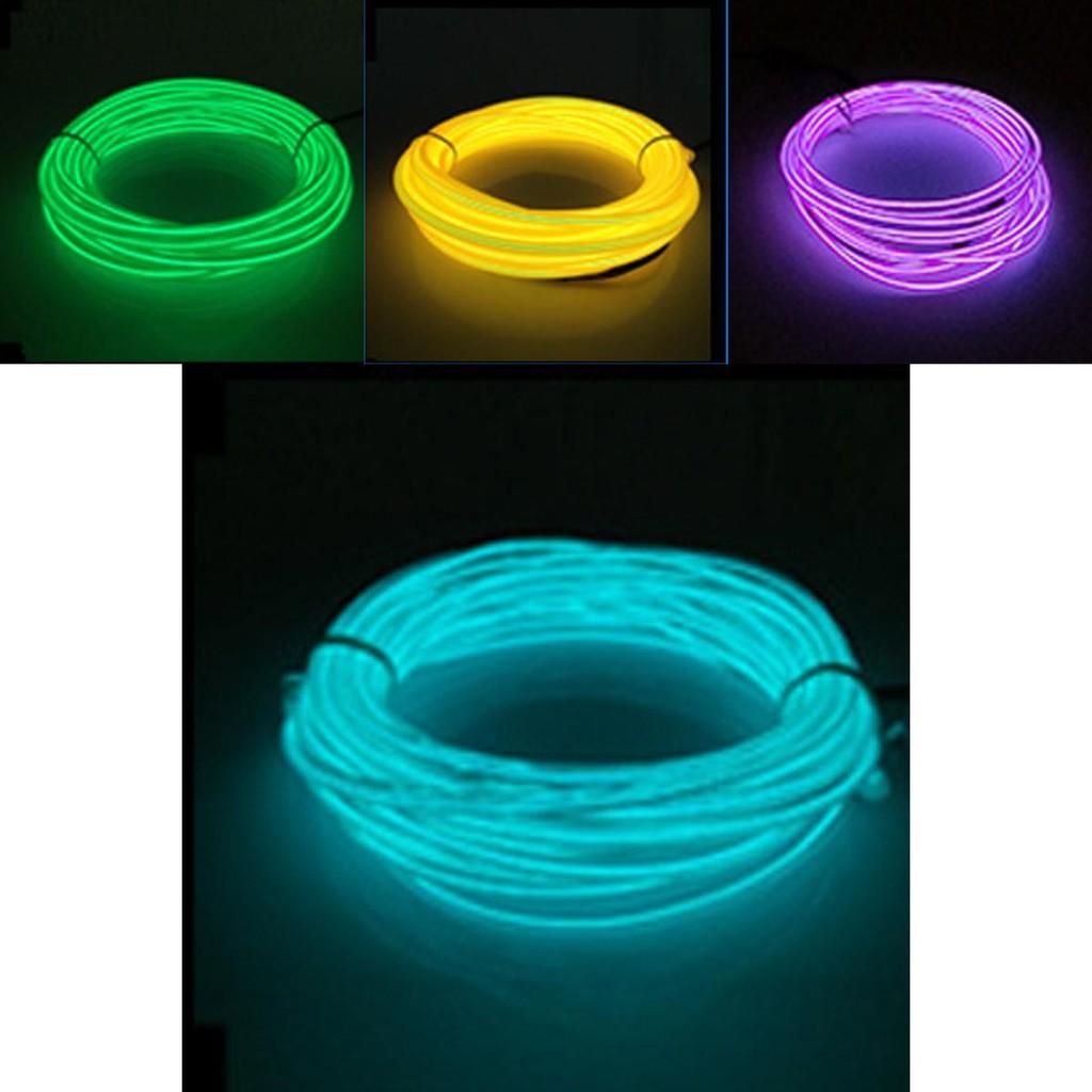Vibrant El Wire Costume Illuminated Strips For Adults And Kids Perfect For Halloween Parties