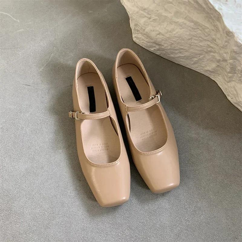 2025 Spring Single Shoes Fashion Shallow Slip On Women Flat Shoes Ladies Casual Outdoor Ballerina Shoe