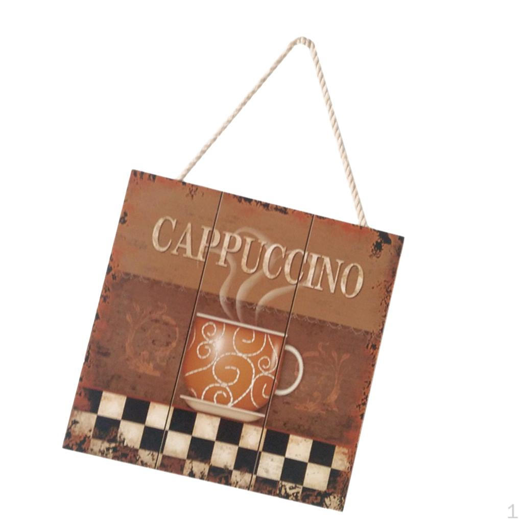 

, Retro Plaque, Latte Cappuccino Pattern, x1cm A