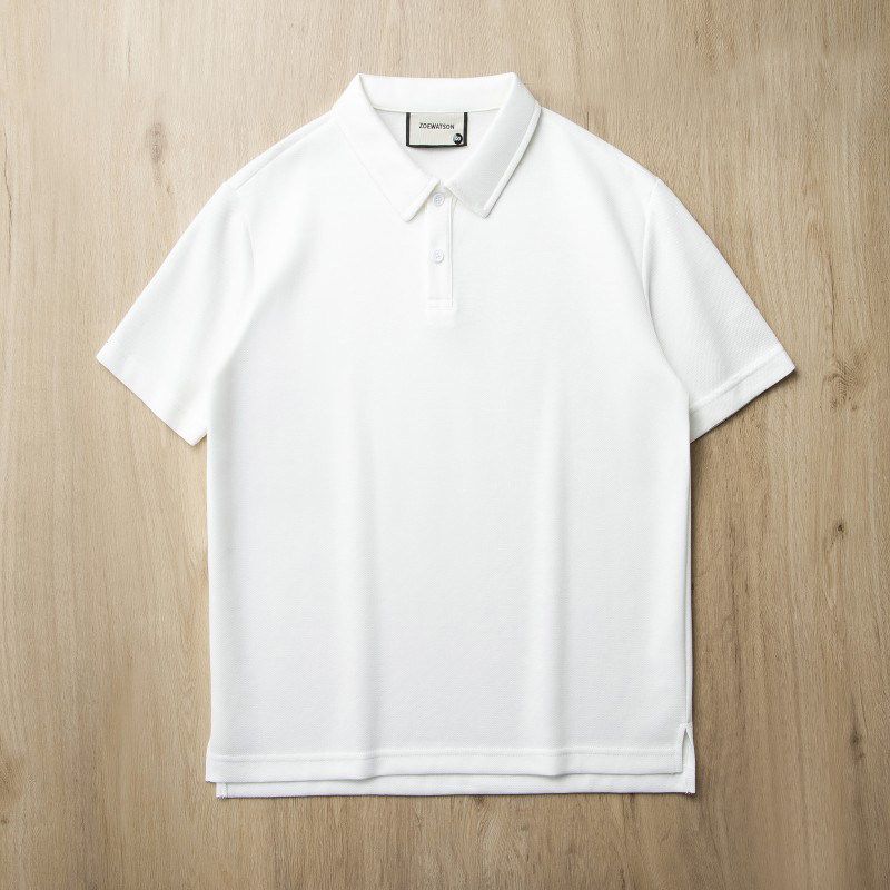 Heavy Short-Sleeved Cotton Export Export T-shirt Polo Shirt