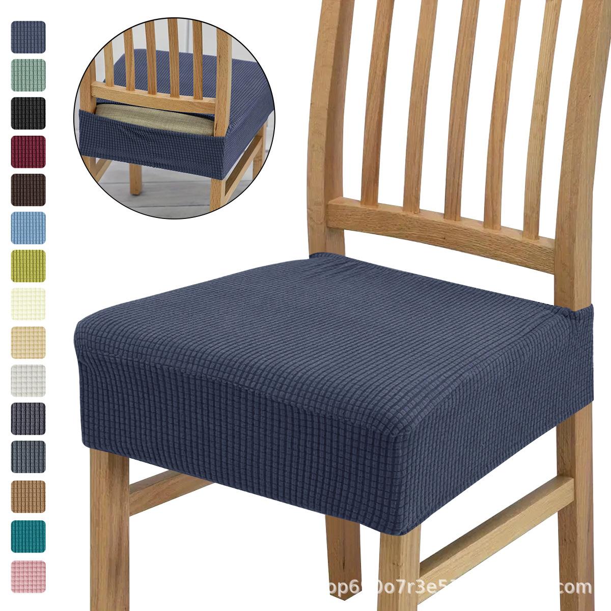 Polar fleece stretch double elastic chair cover chair cover home bedroom living room chair cover Fleece chair cover with double elastic bands темно-синий 950₽