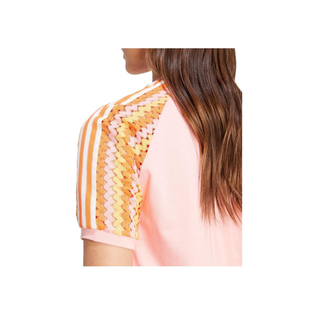 adidas Essentials Cali Soft Breathable Casual Short Sleeve T Shirt Women Pink KC0769